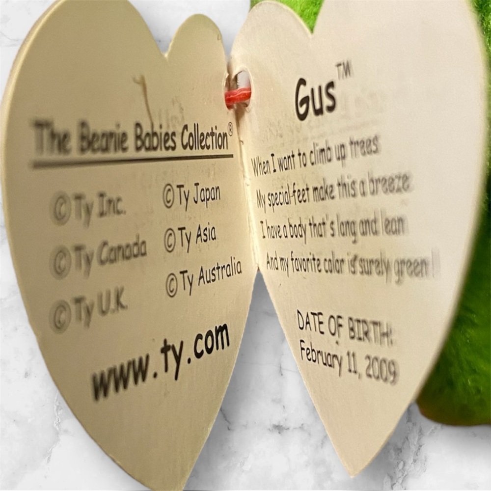 Ty Beanie Baby Gus the Gecko - Picture 5 of 9